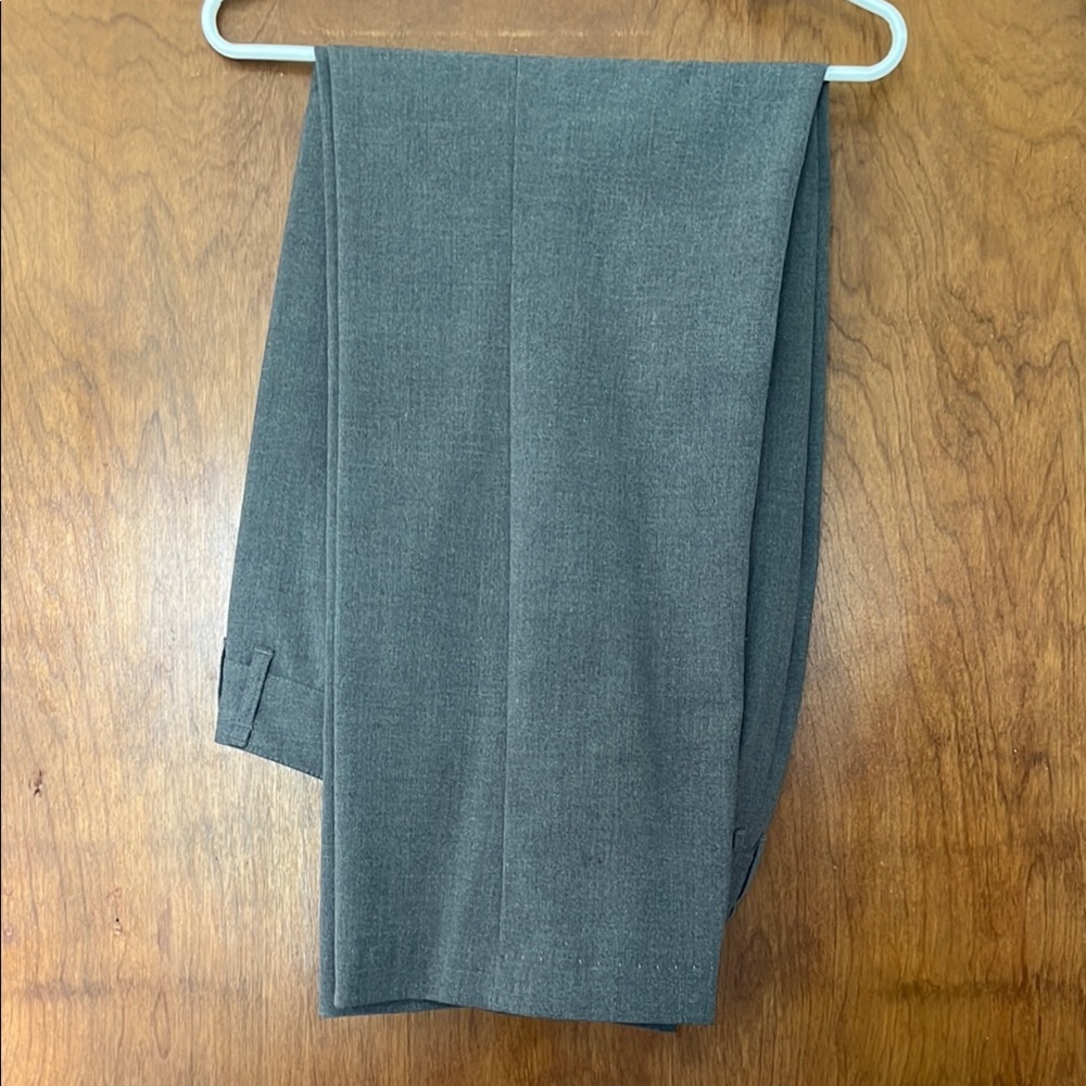Lane Bryant Gray Trousers Classic Straight-Leg - Picture 4 of 4